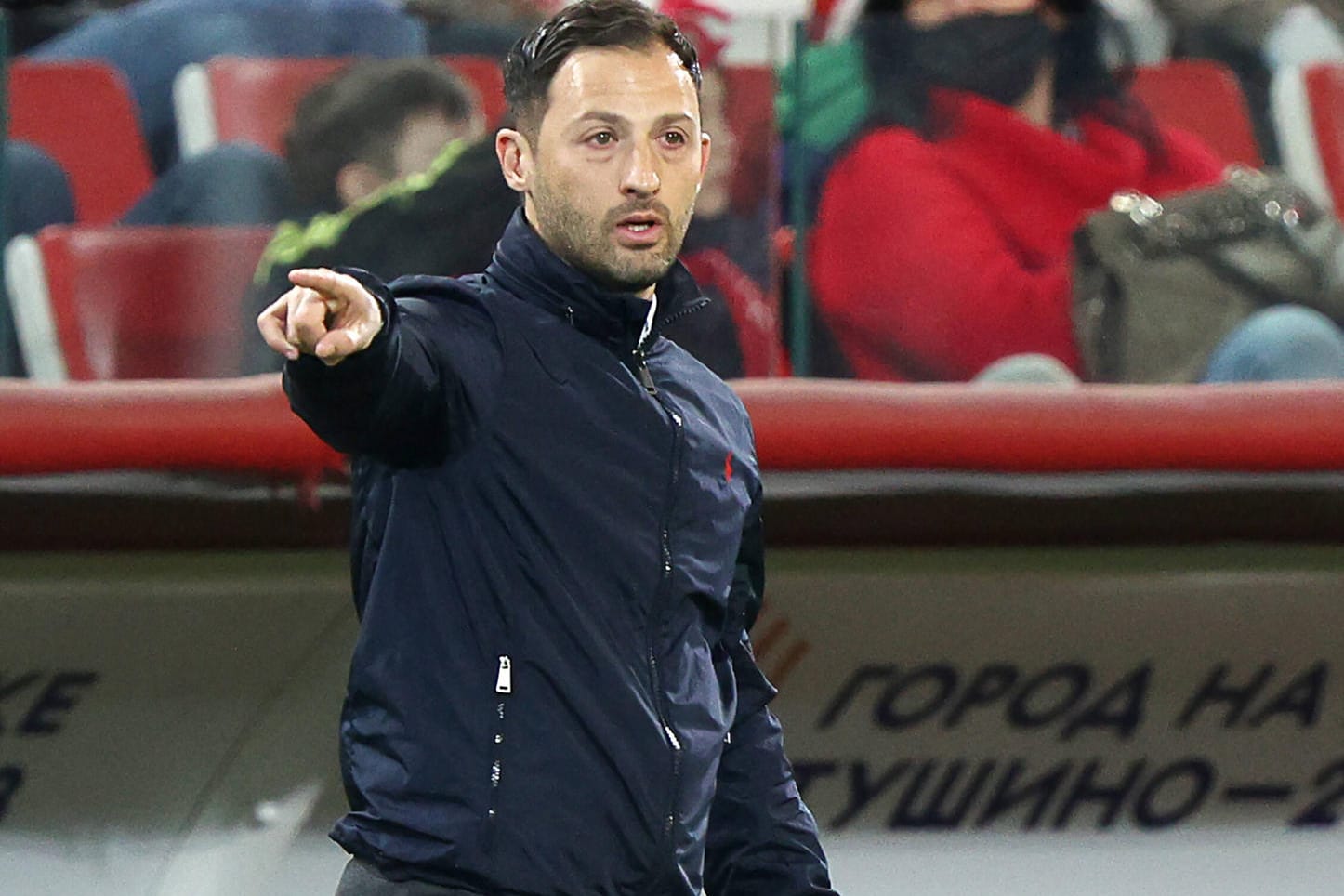 Domenico Tedesco an der Seitenlinie bei Spartak Moskau: Bis Mai 2021 trainierte der 36-Jährige den russischen Hauptstadtklub.