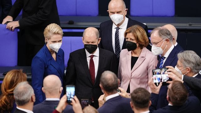 Bundestag - Kanzlerwahl Scholz Bundestag - Kanzlerwahl Scholz