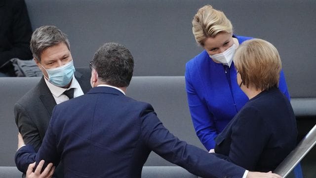 Bundestag - Kanzlerwahl Scholz