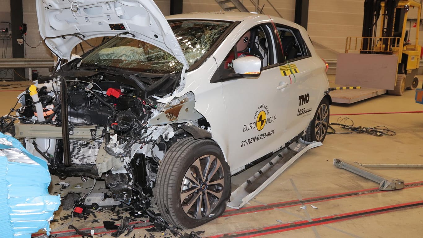 Renault Zoe: Das Elektroauto geht im Test der Organisation Euro NCAP leer aus.