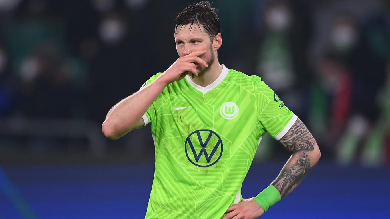 Wout Weghorst: Der Niederländer tat sich mit seinen Wolfsburgern schwer gegen Lille.