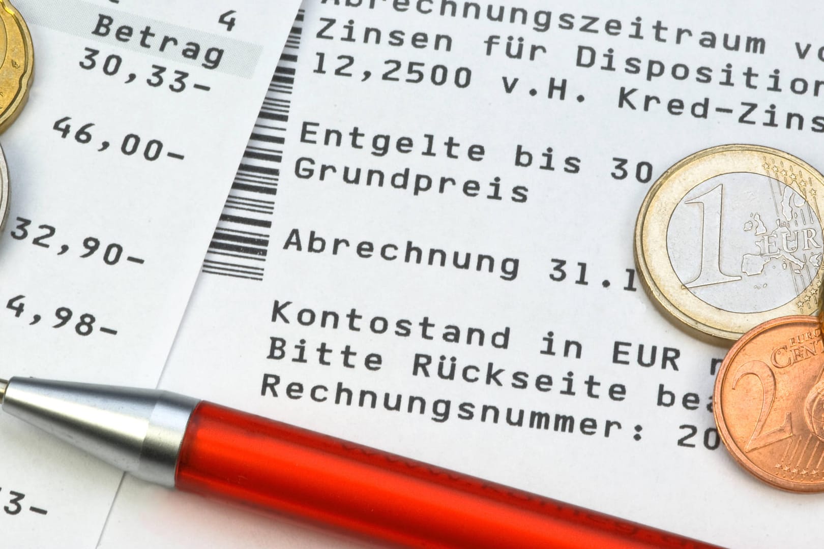 Kontoauszüge (Symbolbild): Kontostand, Abrechnungsbeträge, Zinsen – der Kontoauszug gibt über vieles Auskunft.