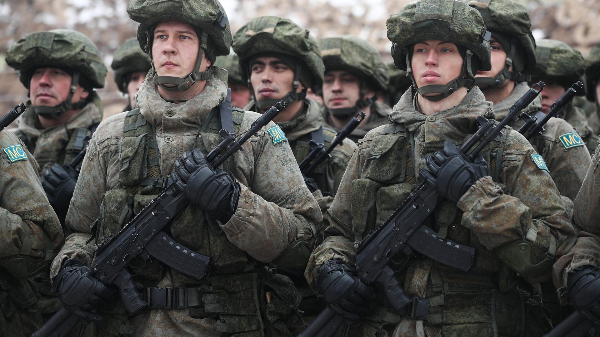 Russische Soldaten: Zuletzt kam es vermehrt zu Truppenbewegung im Grenzgebiet zur Ukraine. (Symbolfoto)