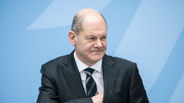 Bundeskanzler Olaf Scholz (SPD).