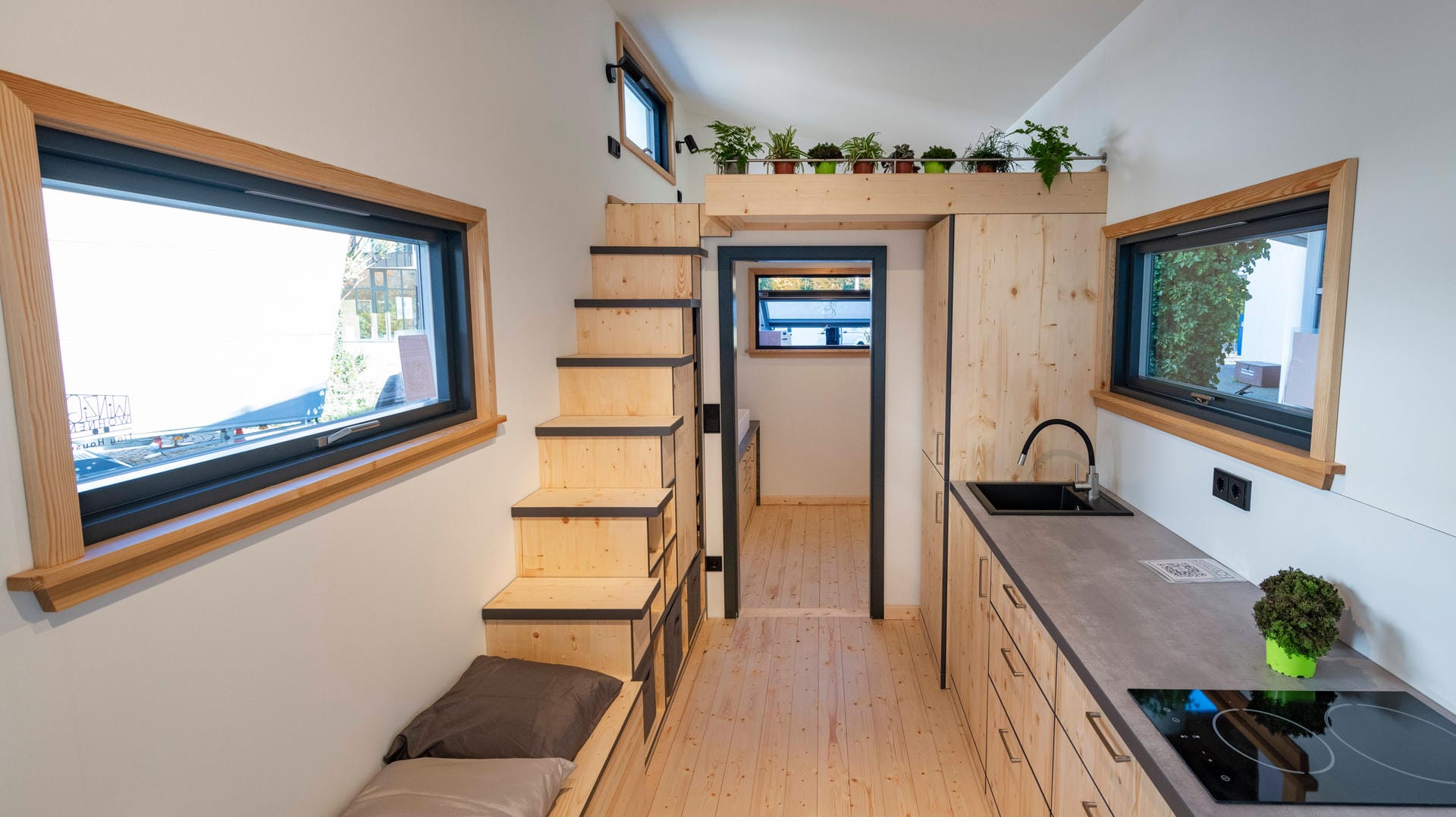 Tiny House von innen: Um auf wenig Wohnraum leben zu können, braucht es eine gewisse innere Haltung.