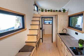 Tiny House von innen: Um auf wenig Wohnraum leben zu können, braucht es eine gewisse innere Haltung.