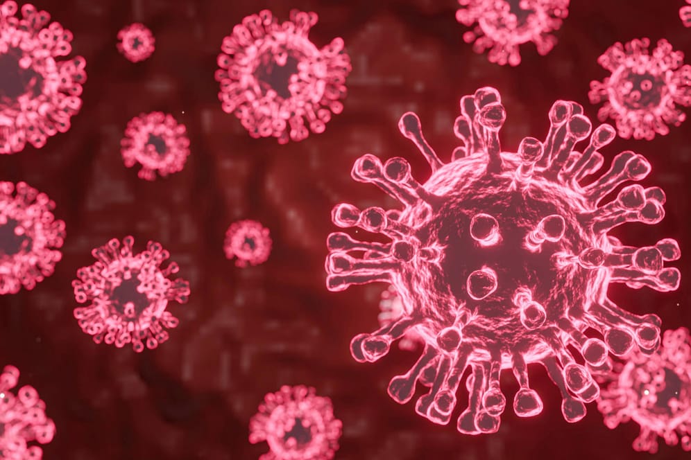 3D-Darstellung des Coronavirus: Mit dem Aufkommen der neuen Varianten sinkt offenbar die Schutzwirkung der gängigen Impfstoffe.