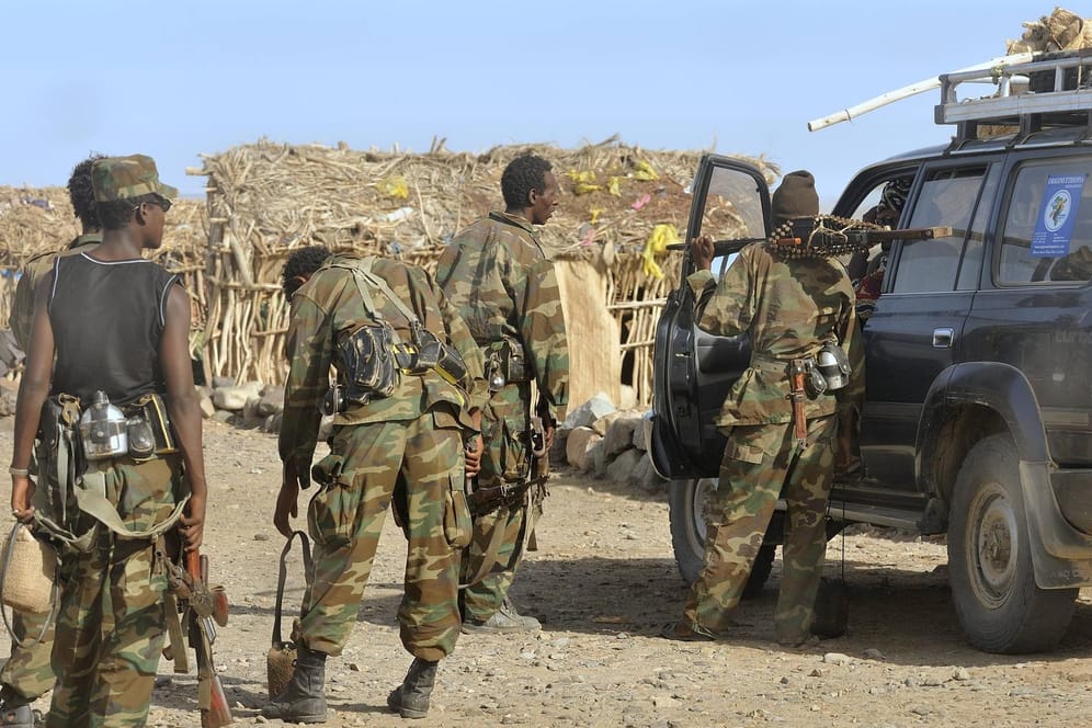 Äthiopische Soldaten im Einsatz (Archivbild): Racheakten an Zivilisten sind keine Seltenheit – bei keiner Kriegspartei.