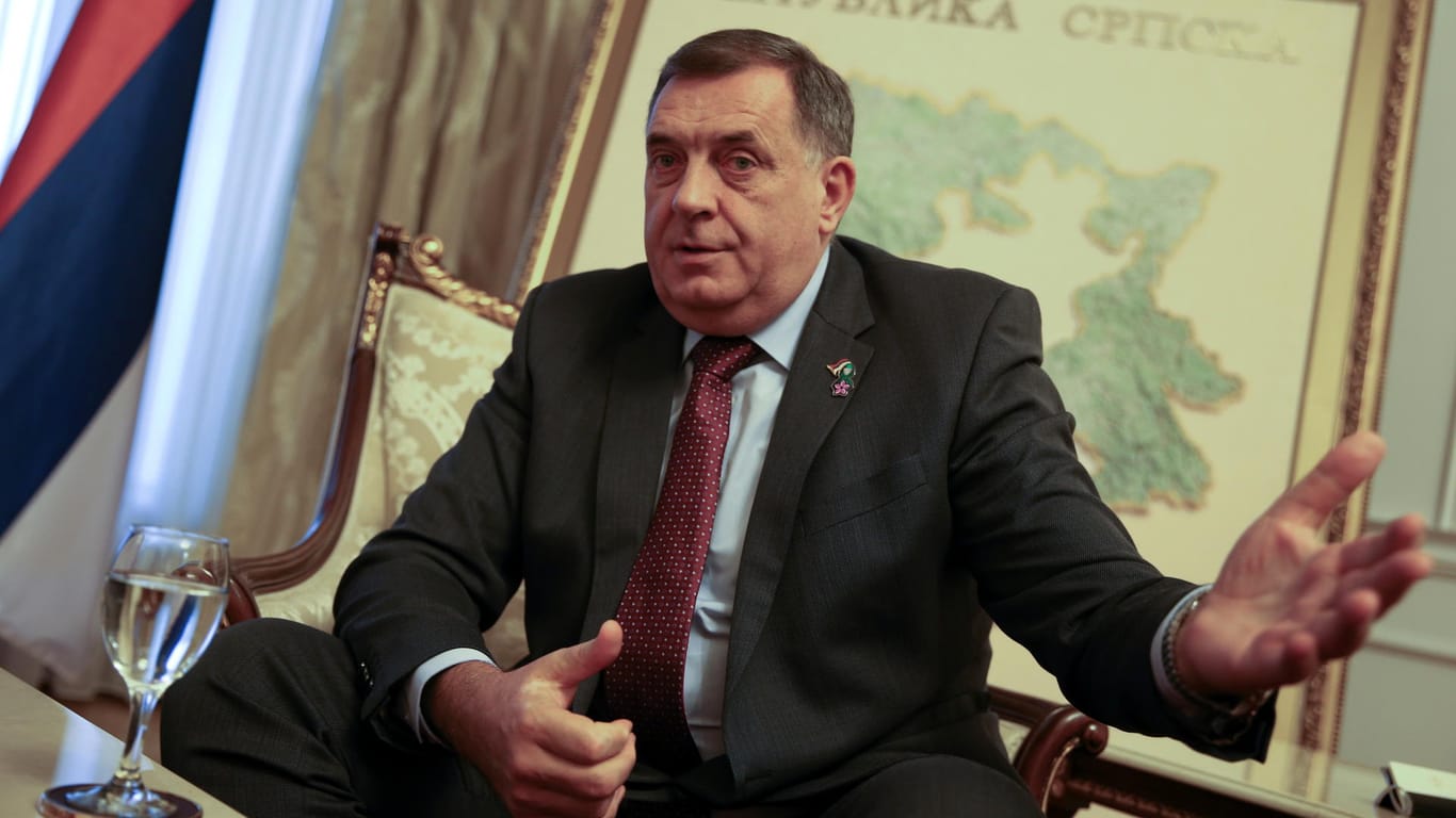 Milorad Dodik, serbisches Mitglied im Staatspräsidium: Er treibt die Abspaltung der Republik Srpska voran.