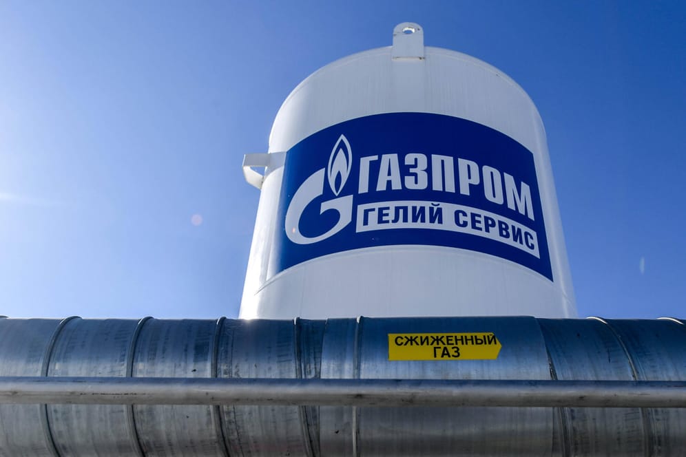 Gastank von Gazprom: Die Speicherstände sind für Europa eher schwach gefüllt.(Archivfoto)