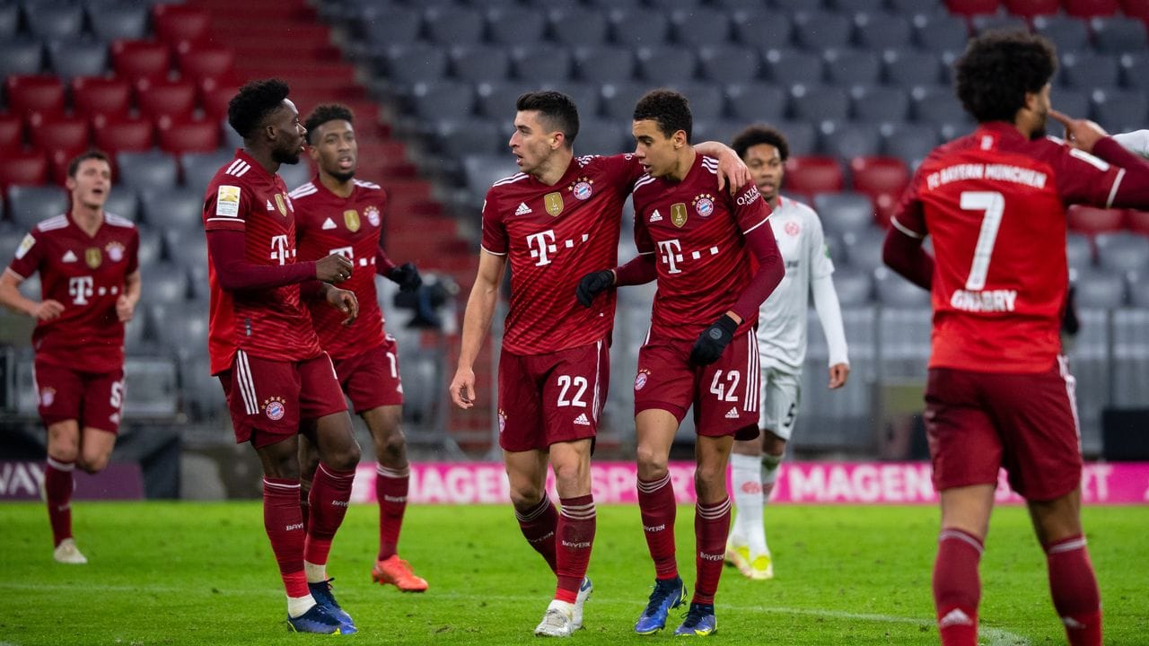 Der FC Bayern München setzte sich nach Rückstand noch gegen den FSV Mainz 05 durch. Der FC Bayern München setzte sich nach Rückstand noch gegen den FSV Mainz 05 durch.