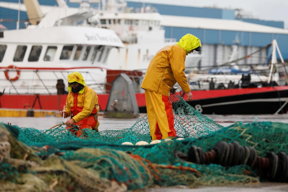 Fischer in Frankreich: Seit Monaten belastet der Fischereistreit die französisch-britischen Beziehungen.