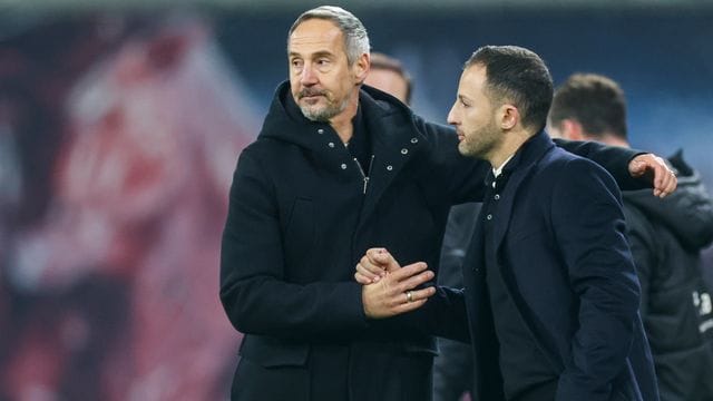 Domenico Tedesco und Adi Hütter Domenico Tedesco und Adi Hütter