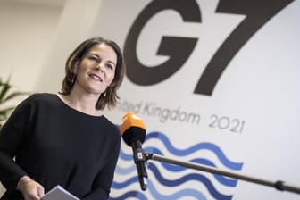 Bundesaußenministerin Annalena Baerbock: Die Außenminister der G7-Staaten haben in Liverpool beraten.