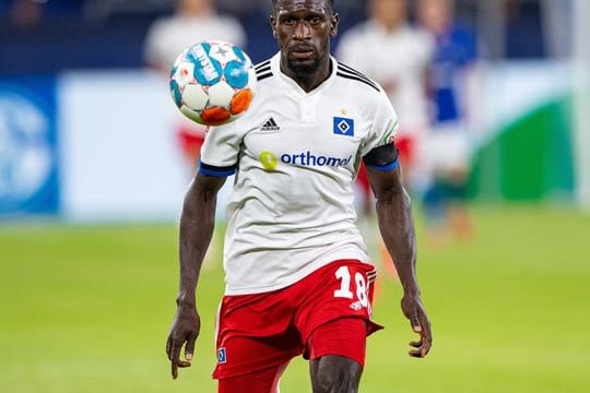 Erhält Rückhalt im Verein und von den Anhängern: HSV-Spieler Bakery Jatta.