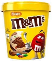 M&M'S-Eis: Erstmalig im Becher zum Genießen und Teilen.