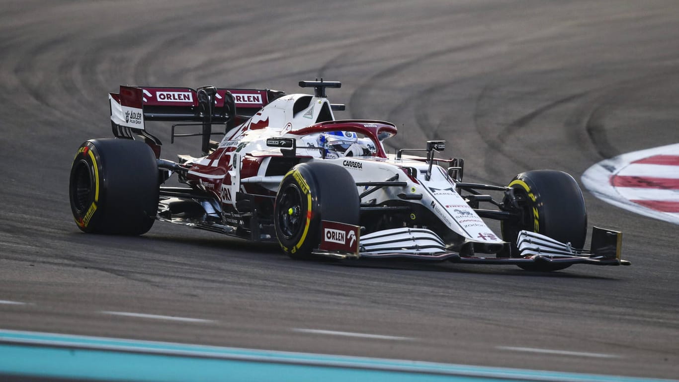 Kurz vor dem Aus: Kimi Räikkönen in seinem letzten Formel-1-Rennen in Abu Dhabi.