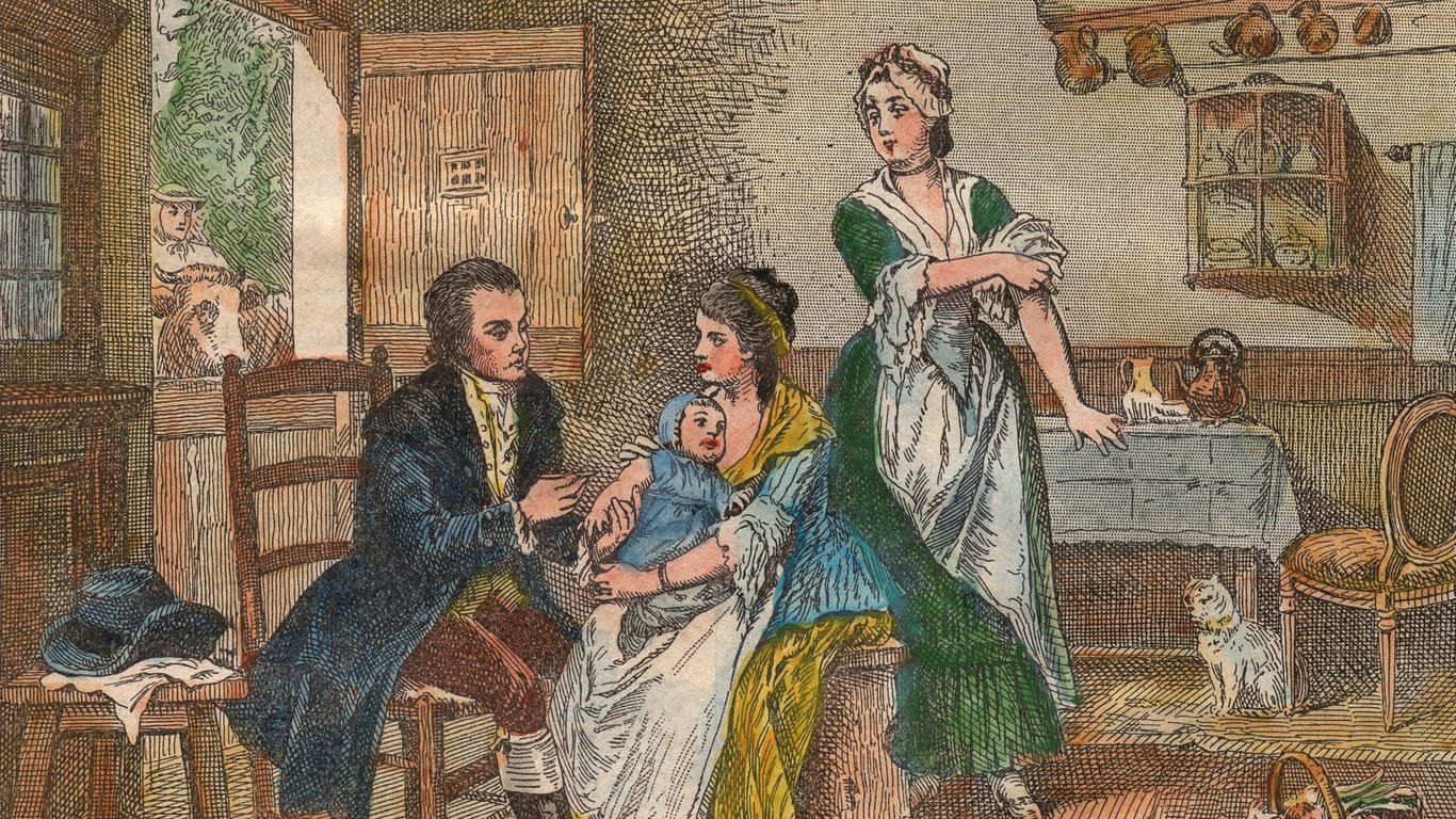 Edward Jenner: Der britische Mediziner gilt als Erfinder der modernen Schutzimpfung.