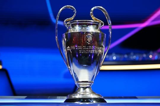 Der Pokal für den Sieger der Champions League.