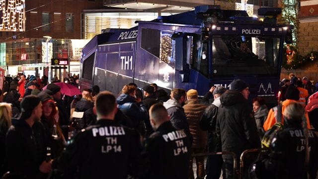 Protest gegen Corona-Politik in Erfurt