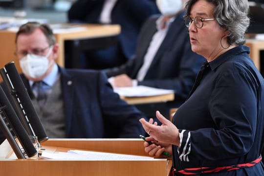 Thüringens Gesundheitsministerin Heike Werner (Linke)