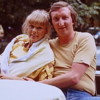 Mike Krüger mit Ehefrau Birgit in Hamburg 1983.