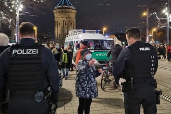 Corona-Proteste in Mannheim