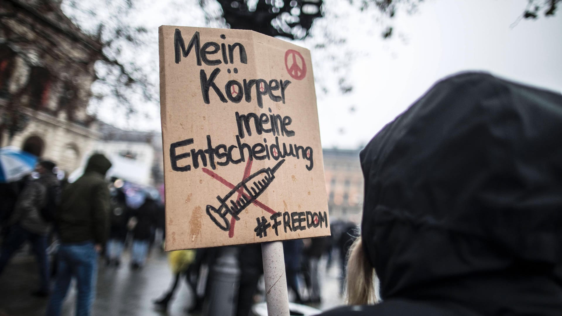 "Querdenker"-Demo in Frankfurt (Symbolbild): Die Protestbewegung radikalisiert sich Experten zufolge zunehmend.