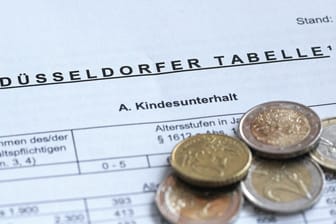 Kindesunterhalt: Wie viel Unterhalt jemand seinem Kind zahlen muss, regelt die Düsseldorfer Tabelle.
