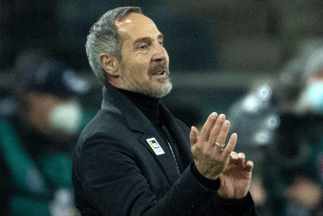 Hat weiter kein Glück: Gladbach-Trainer Adi Hütter.