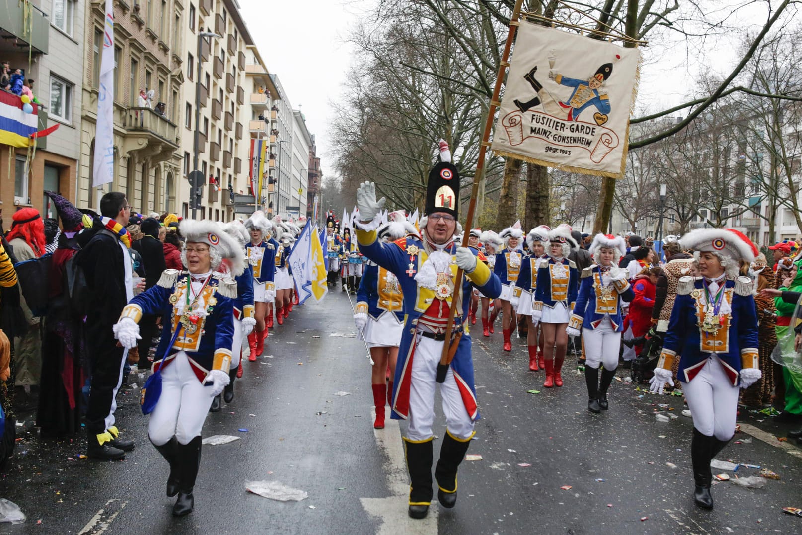 Rosenmontagsumzug im Februar 2020: Aufgrund der Corona-Pandemie wird der Umzug das zweite Jahr in Folge abgesagt.