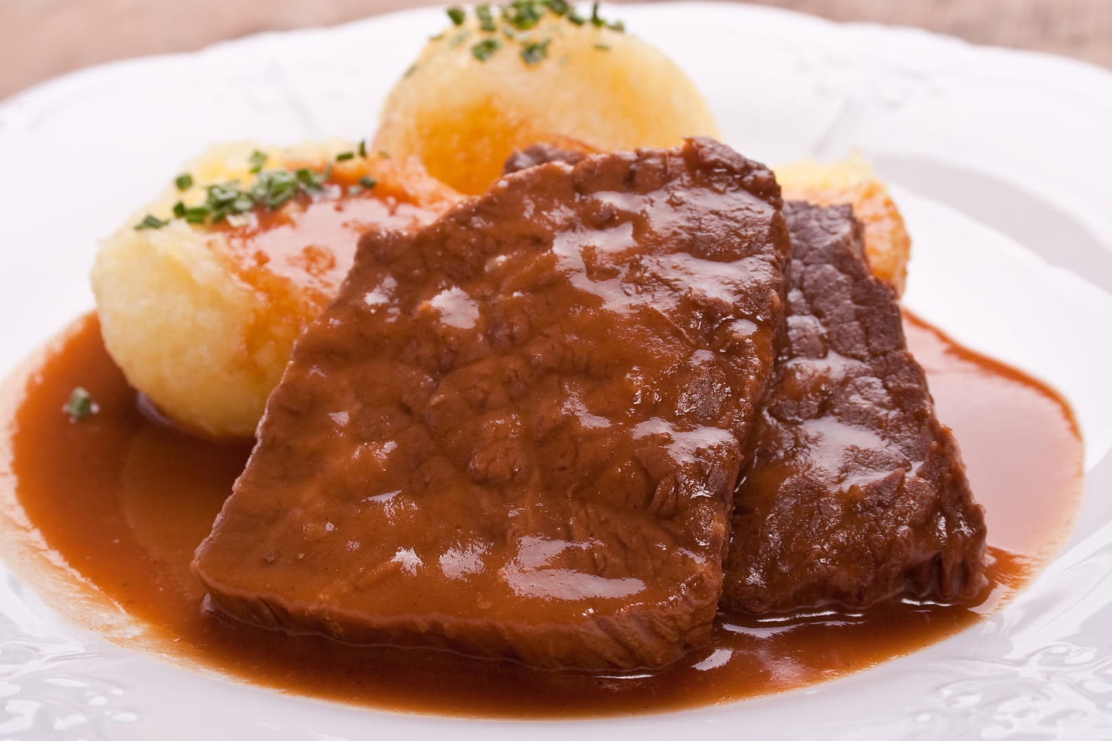 Sauerbraten: Er braucht etwas Vorbereitungszeit, aber es lohnt sich.