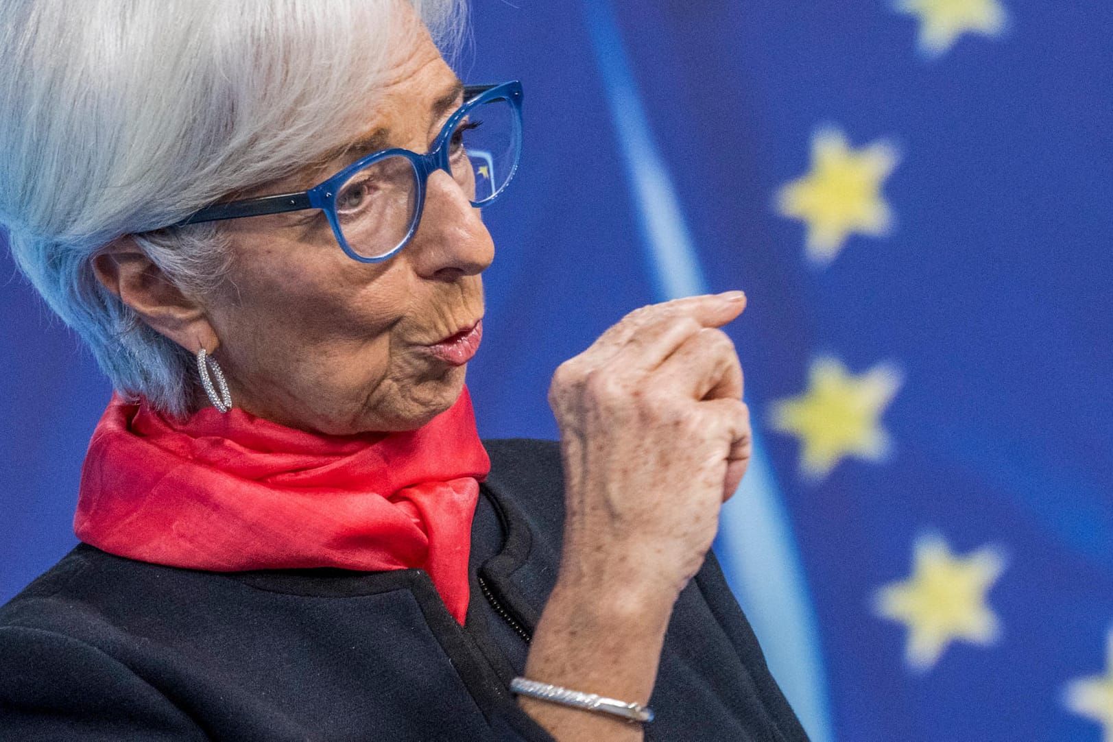 EZB-Präsidentin Christine Lagarde: Die Zinsen bleiben mini. EZB-Präsidentin Christine Lagarde: Die Zinsen bleiben mini.