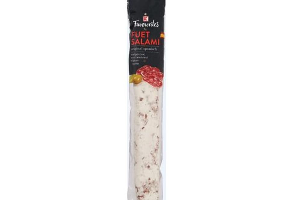 Der Hersteller Erhard Kühn GmbH ruft die Wurst "K-Favourites Fuet Salami 170 g" zurück.