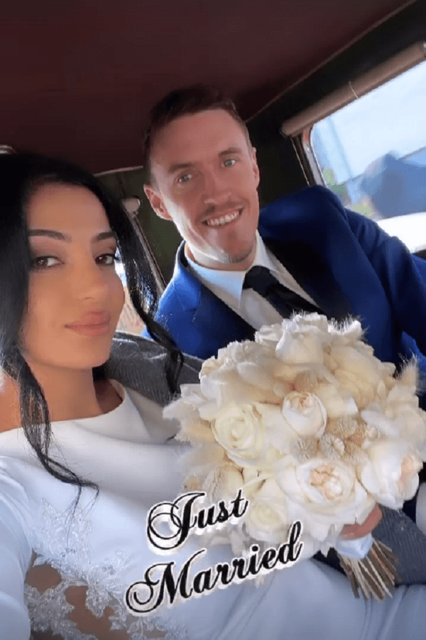 Dilara Mardine und Max Kruse: Das Paar ist frisch verheiratet.