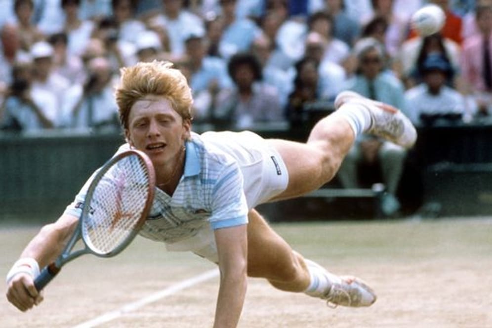 Boris Becker gelang mit einem Sieg bei dem Turnier von Wimbledon 1985 eine Sensation.