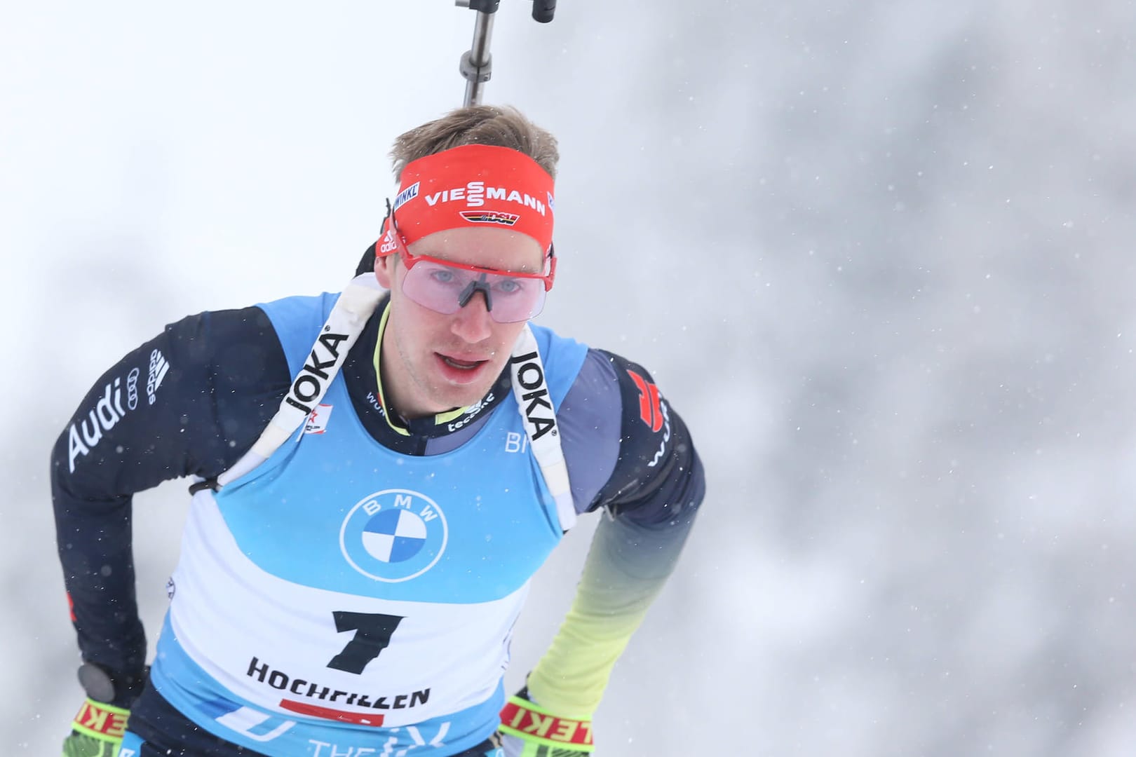 Konnte seinen Coup vom vergangenen Wochenende nicht wiederholen: DSV-Biathlet Johannes Kühn.