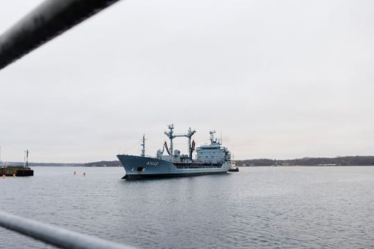 Betriebsstofftransporter "Spessart" in Kiel zurück