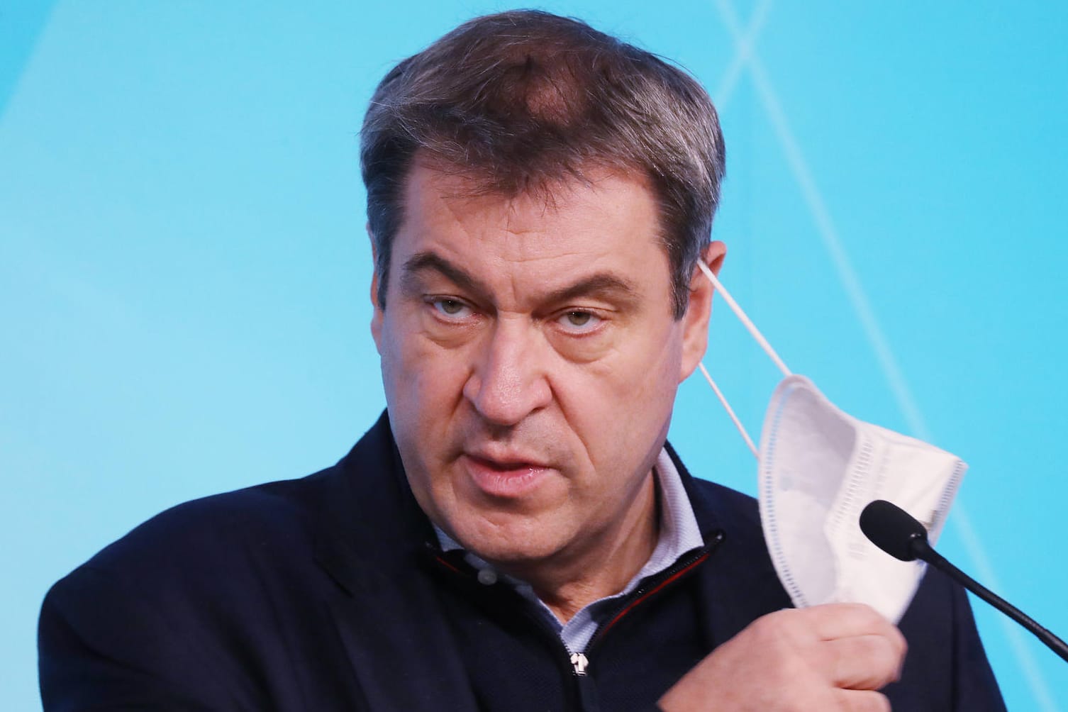 Markus Söder: Nur noch jeder zweite Bayer ist mit seiner Arbeit als bayerischer Ministerpräsident zufrieden.