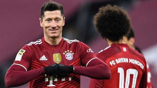 Er trifft und trifft und trifft: Bayern-Stürmer Robert Lewandowski.