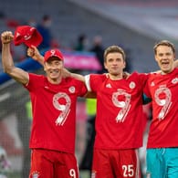 Robert Lewandowski, Thomas Müller, Manuel Neuer: Solange diese drei für Bayern spielen, ist der Klub übermächtig, meint Stefan Effenberg.