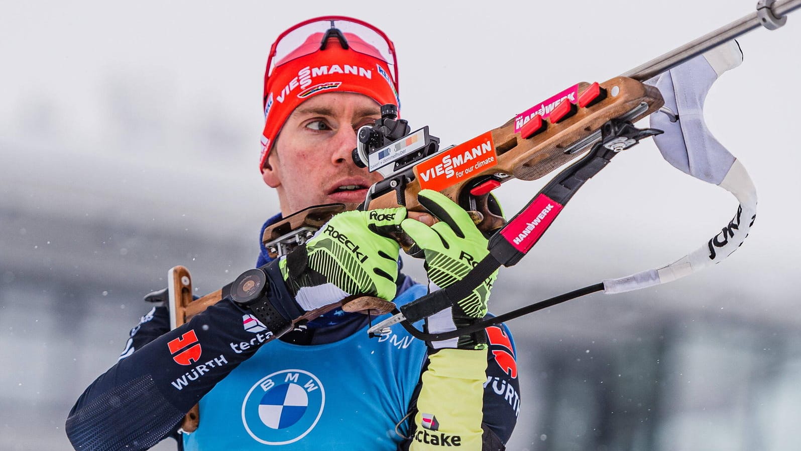 Johannes Kühn: Der deutsche Biathlet schaffte es in die Top 10.