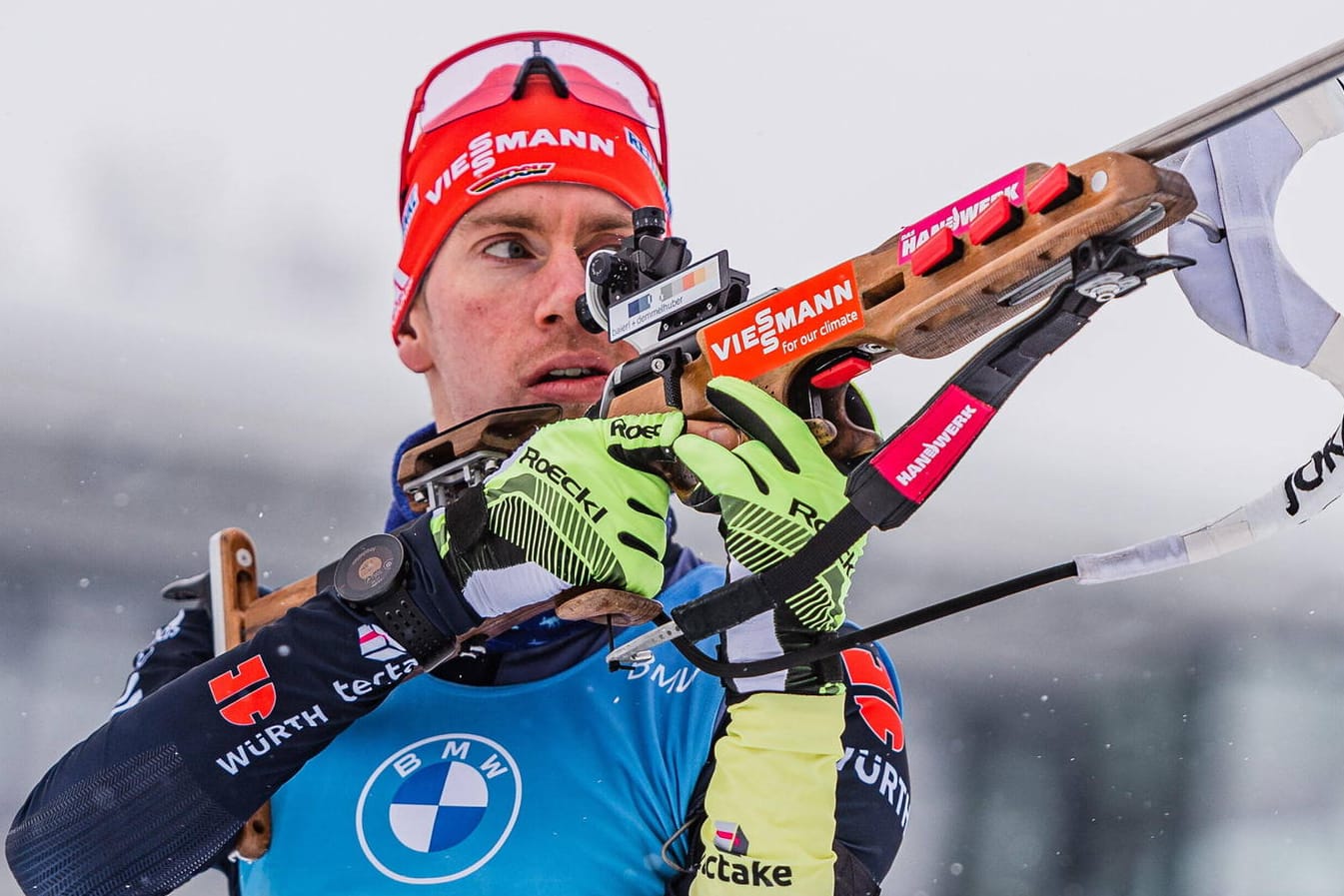 Johannes Kühn: Der deutsche Biathlet schaffte es in die Top 10.