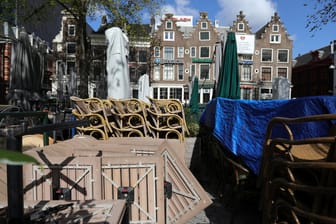 Ein Amsterdamer Restaurant in Zwangspause (Archiv): Die Niederlande sind wieder im Lockdown.