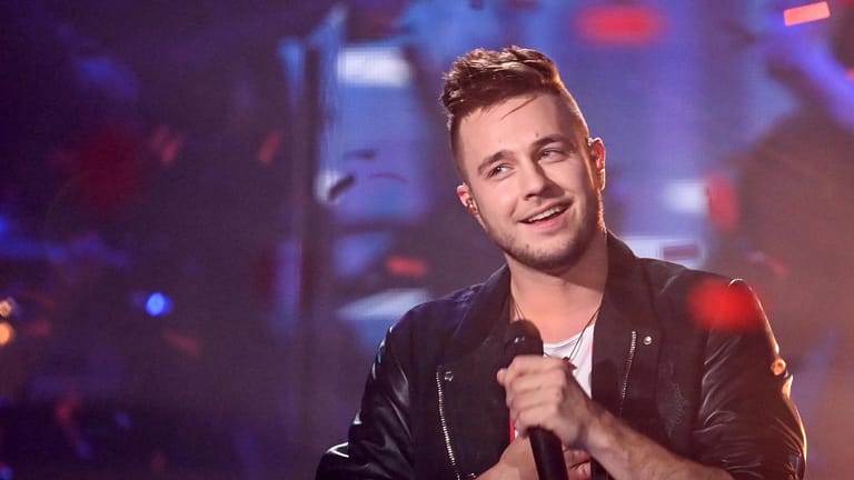 Dankbar und glücklich: Sebastian Krenz nach seinem Sieg im Finale von "The Voice of Germany"