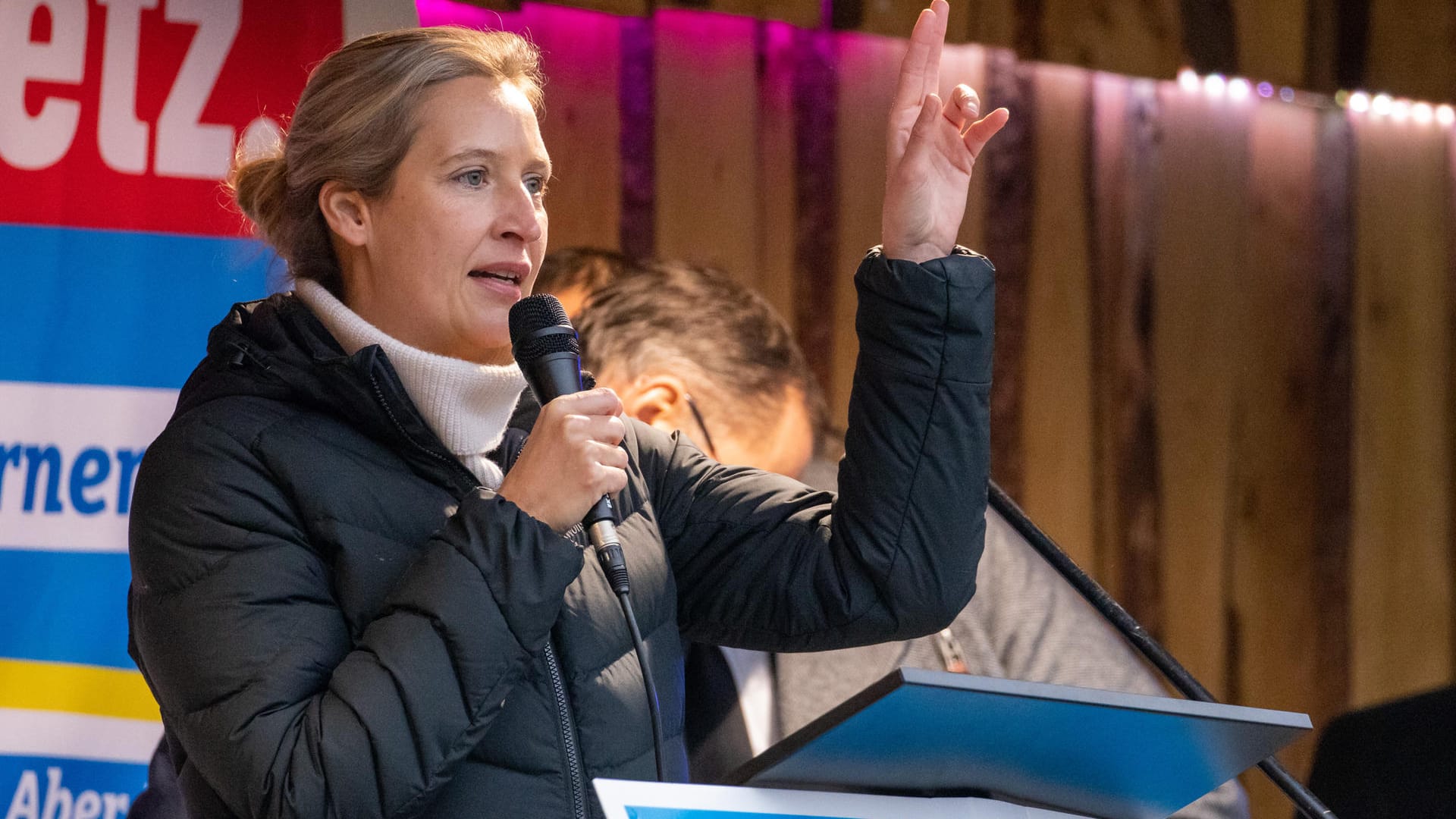 Die Fraktionsvorsitzende im Bundestag, Alice Weidel, spricht bei einer Kundgebung der AfD in Nürnberg: Sie sprach sich erneut gegen die Impfpflicht aus.