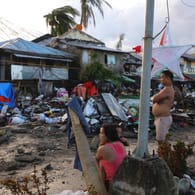 Das Ausmaß der Verwüstung nach dem Taifun "Rai" in Surigao City auf den Philippinen: "Rai" war der stärkste Taifun in diesem Jahr.