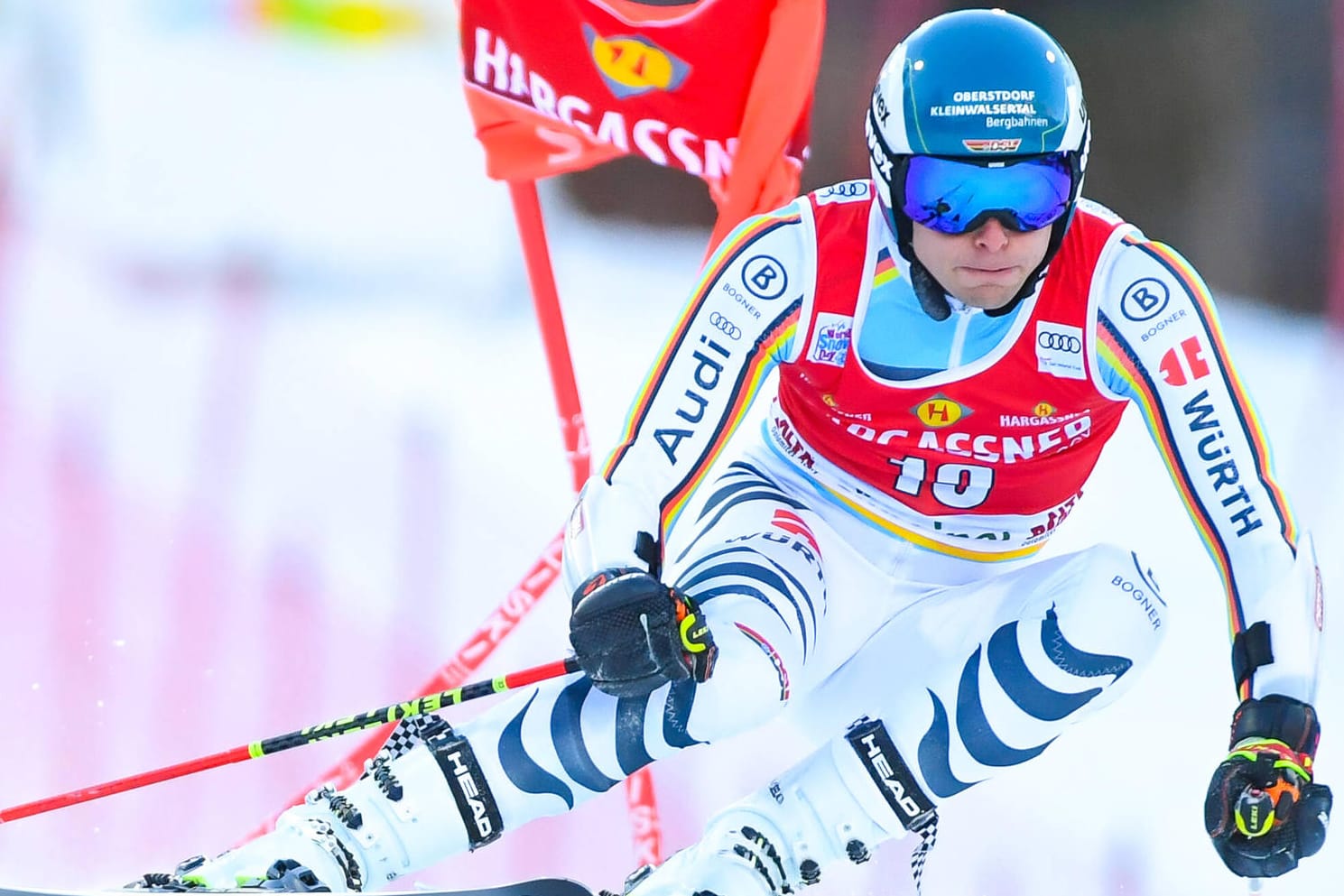 Alexander Schmid: Der 27-Jährige war beim Riesenslalom in Alta Badia bester Deutscher.