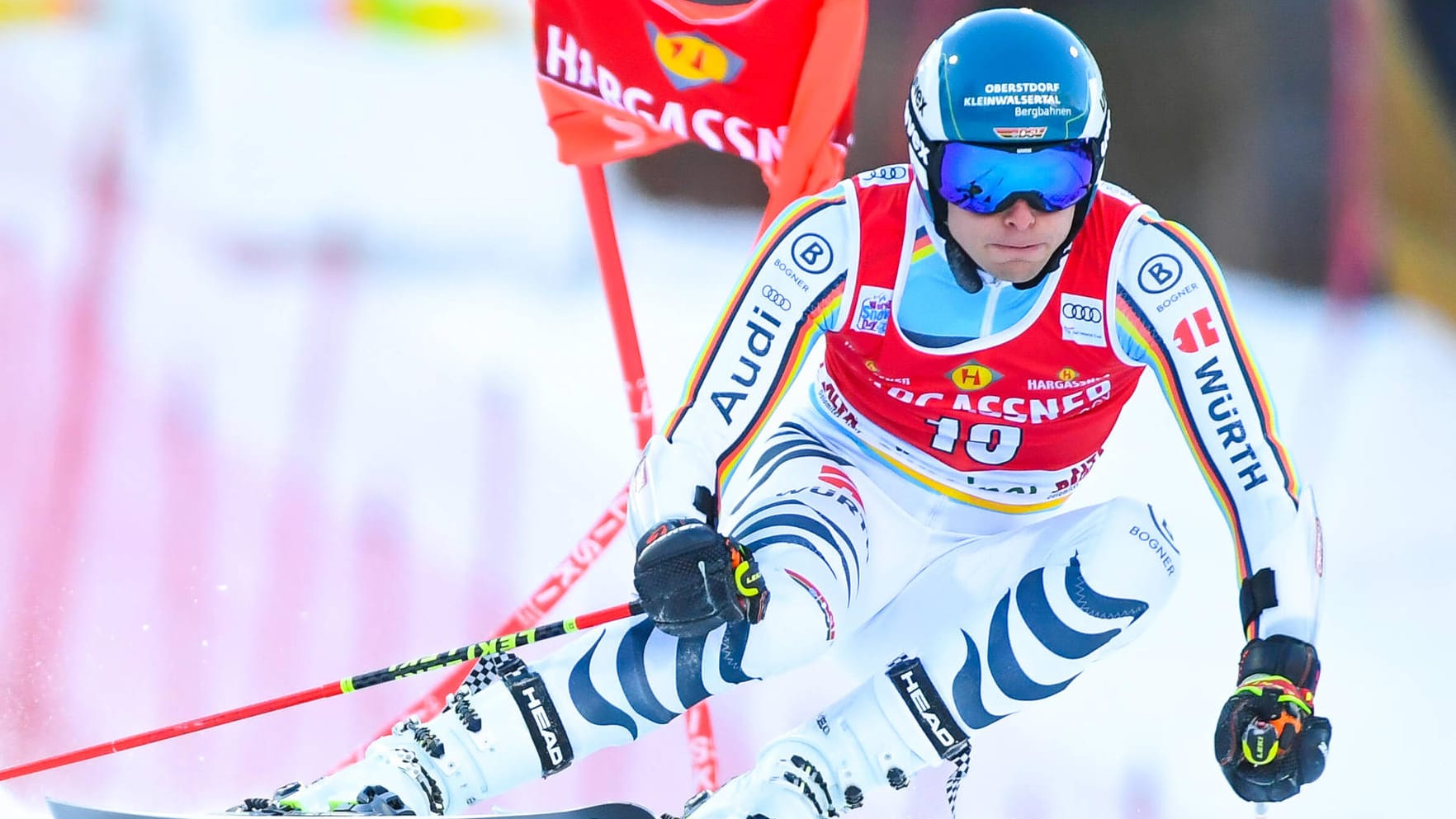 Alexander Schmid: Der 27-Jährige war beim Riesenslalom in Alta Badia bester Deutscher.