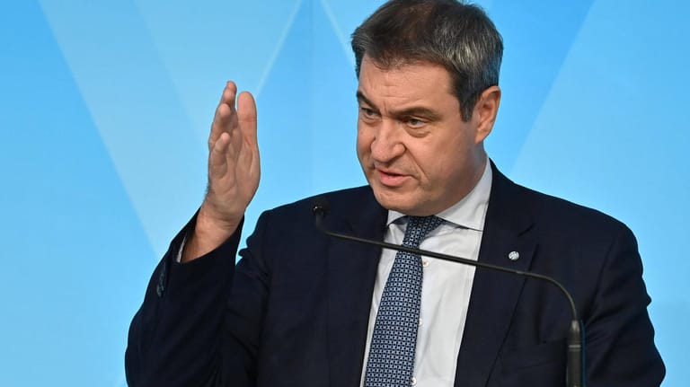 Markus Söder (CSU): Der bayerische Ministerpräsident hat Olaf Scholz für seinen Umgang mit Russland kritisiert.